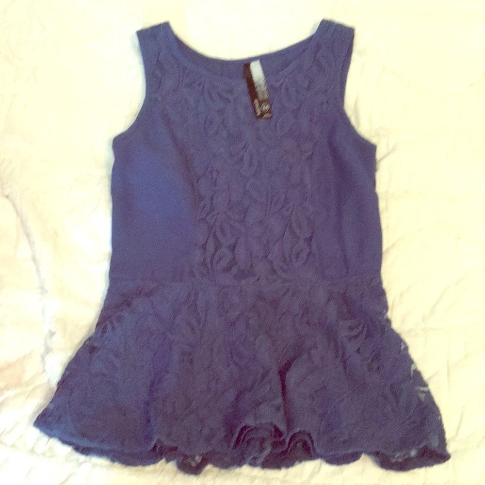 Kenzie Lace Peplum Top